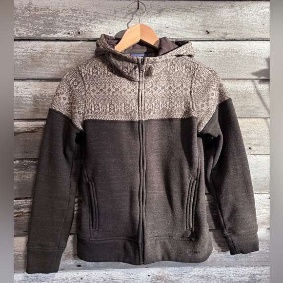 Patagonia fleece brown/beige jacket, size XS - Picture 2 of 2